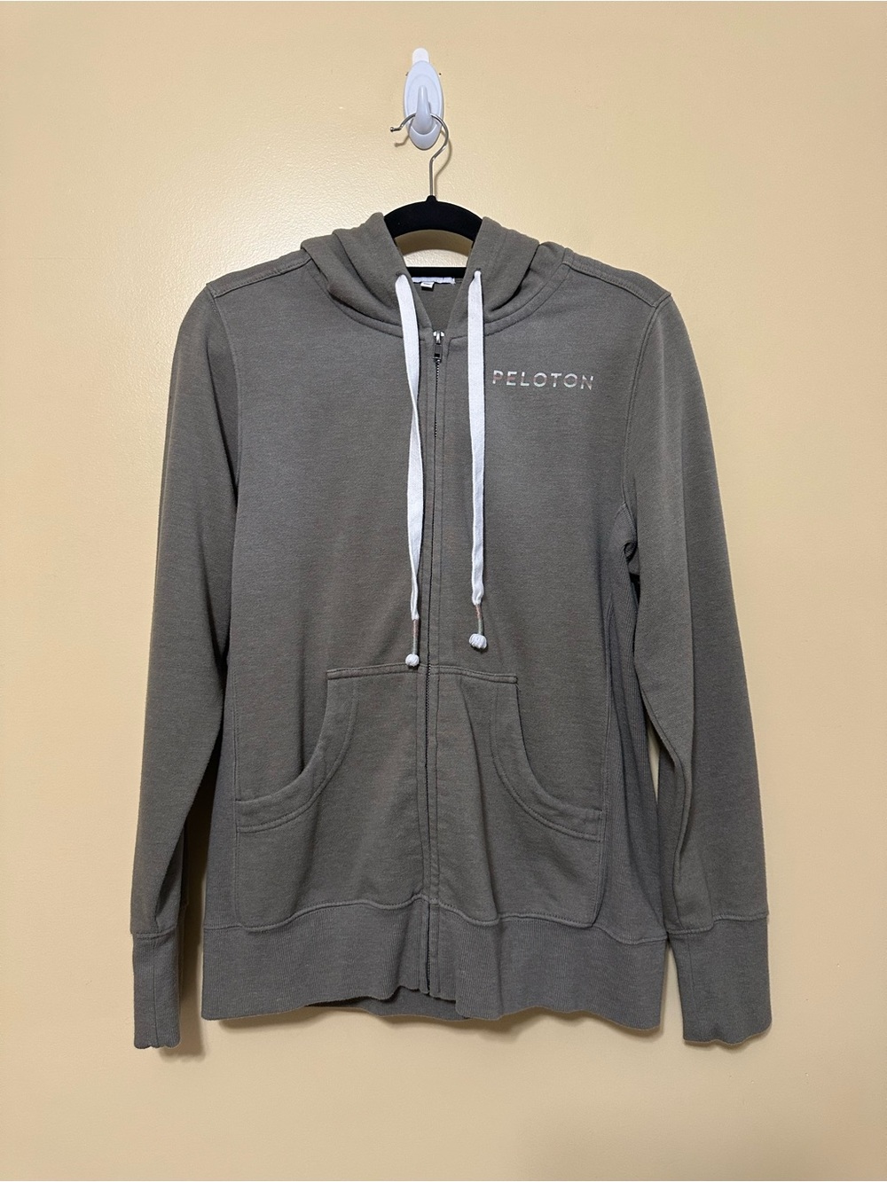 Peloton Ultimate Fleece Zip Hoodie Women L Green - Picture 2 of 7